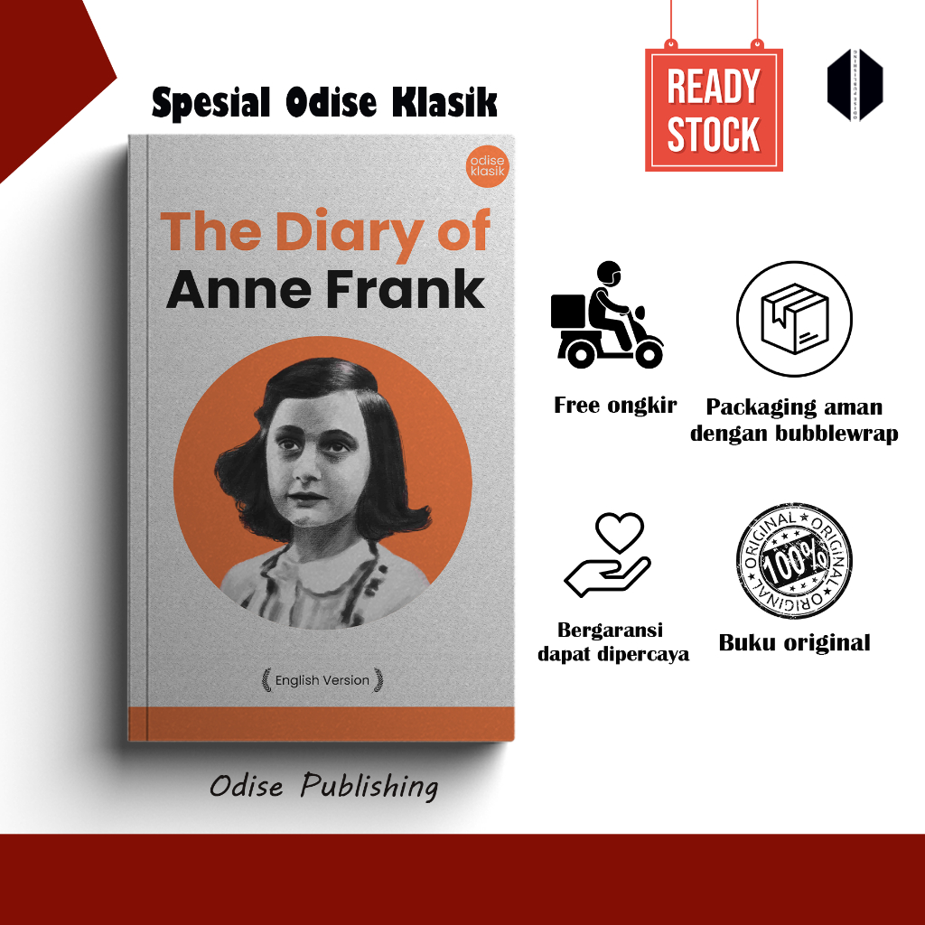 The Diary of Anne Frank - Anne Frank (Odise Publishing) English Version Original