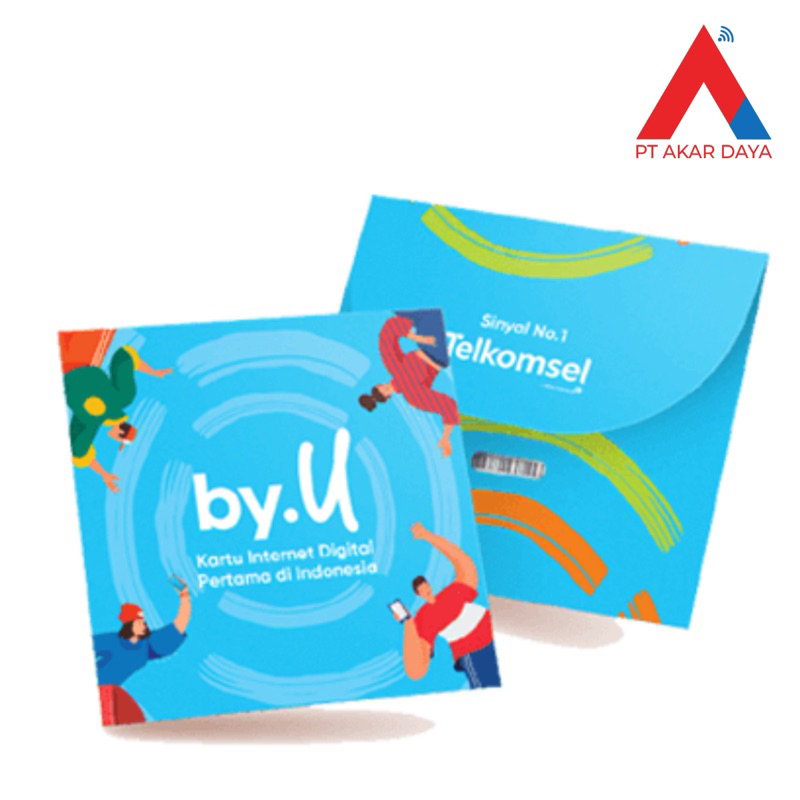 Kartu Perdana Tekomsel byU Kuota 7GB Aktif Selamanya (Mitra Resmi Telkomsel)