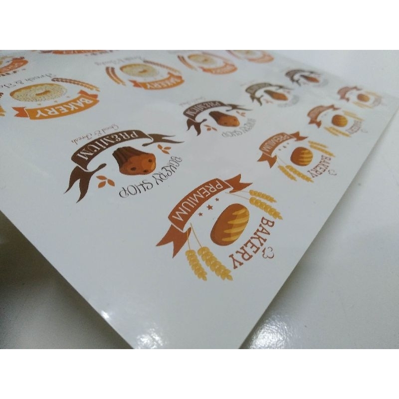 

Cetak A4 A3+ Label Stiker bahan Chromo