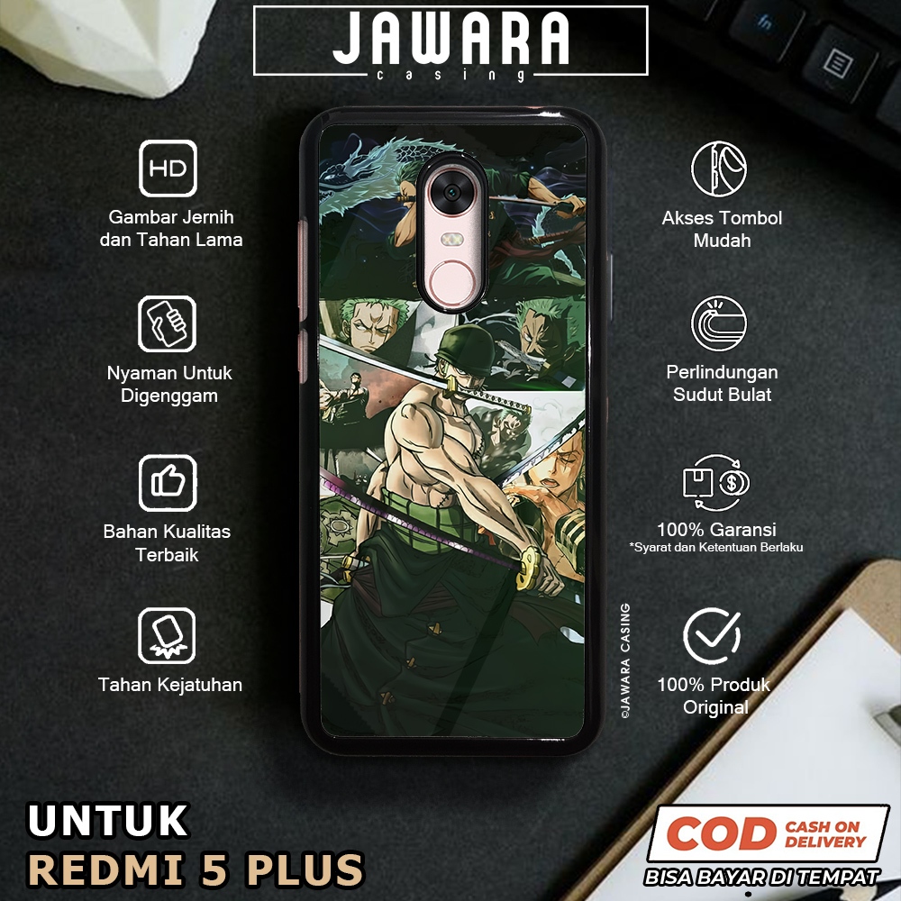 Case Redmi 5 Plus Casing Redmi 5 Plus [ZORO] Premium Glossy Case Hp Redmi Jawara Casing Hp Redmi 5 P