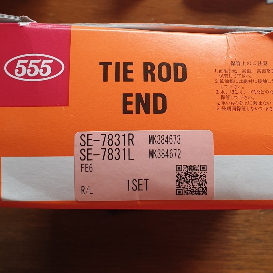 Tie Rod End PS136 Hdx canter SE 7831 Asli 555 jepang set