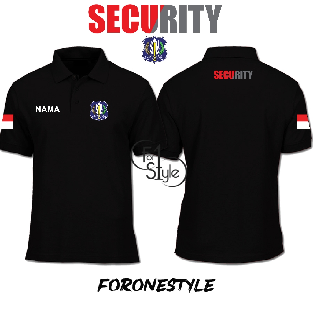 POLOSHIRT KAOS KERAH SECURITY - POLO SECURITY - KAOS KERAH POLOSHIRT SECURITY