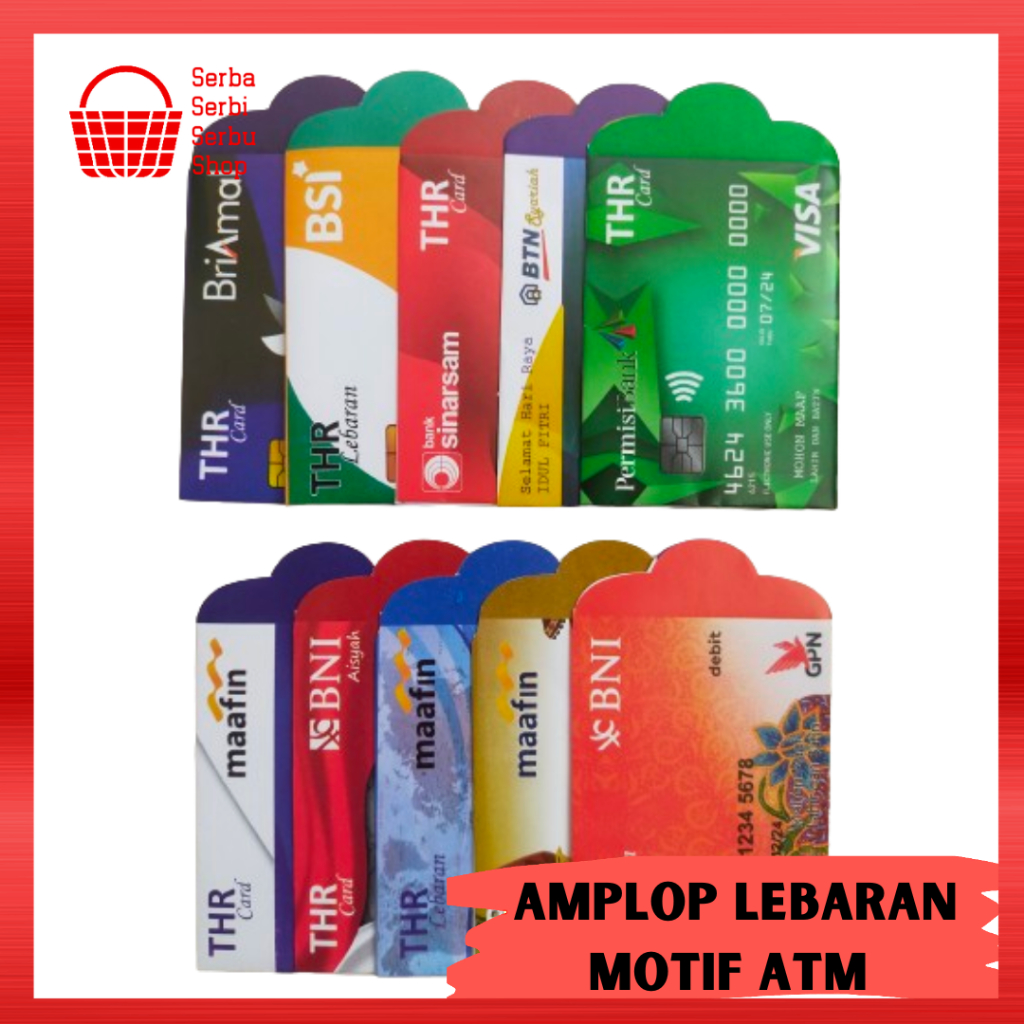 

AMPLOP LEBARAN MOTIF VARIAN ATM LUCU UKURAN MEDIUM SUDAH DI LEM 1 PACK ISI 10
