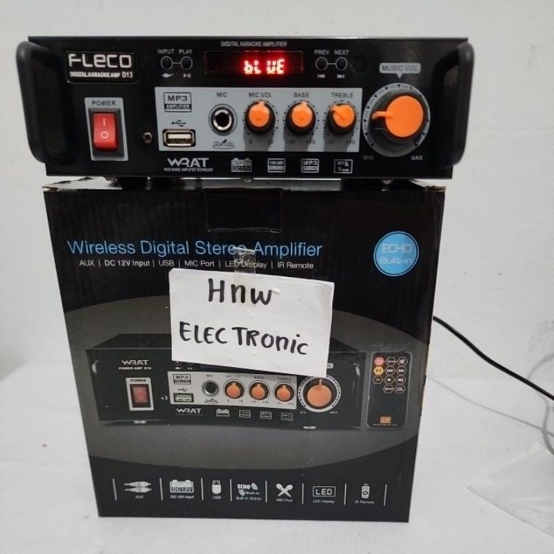 amplifier karaoke sound ampli Fleco D13 D 13 Bluetooth USB
