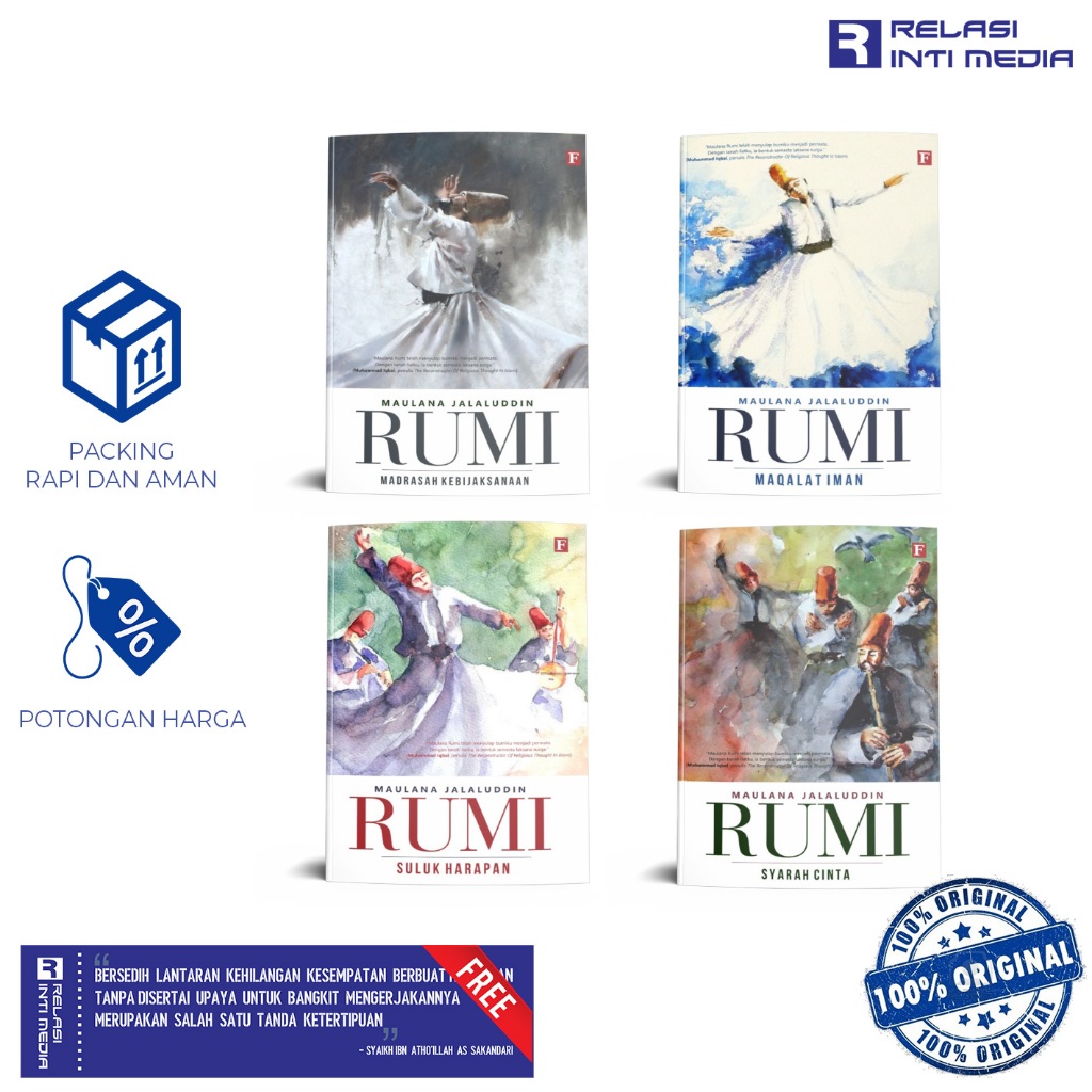 Paket SYAIR CINTA RUMI - Jalaluddin Rumi
