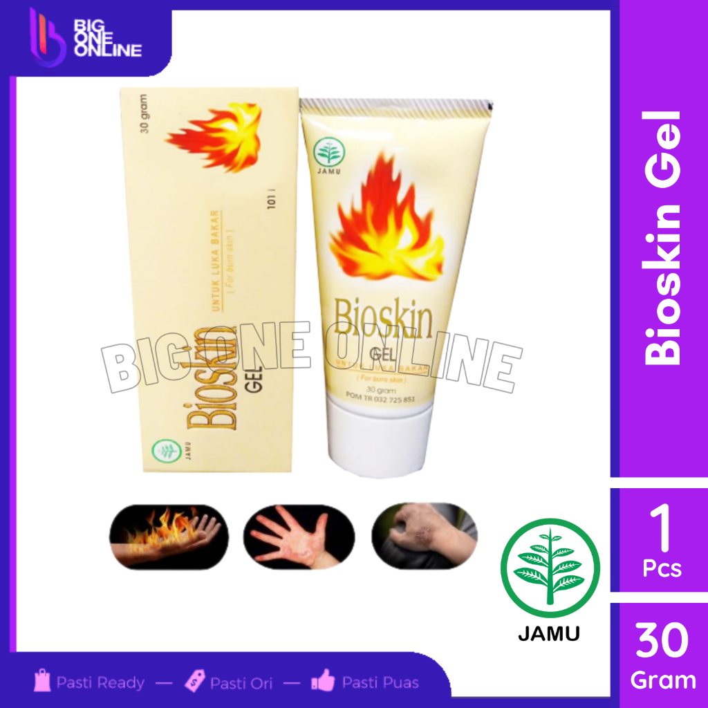 Bioskin Gel Salep Antiseptik Untuk Luka Bakar, Kulit Melepuh