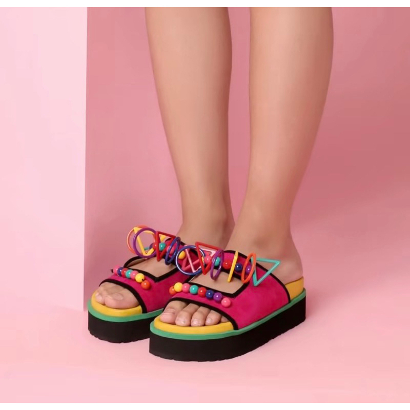 IWEARUP || DARCY PINK SANDALS