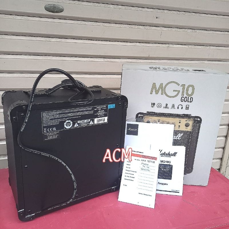 GITAR AMPLI COMBO MARSHALL MG10G GOLD ORIGINAL