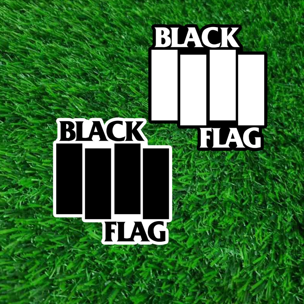 

Sticker BLACK FLAG - STIKER MUSIK PUNK