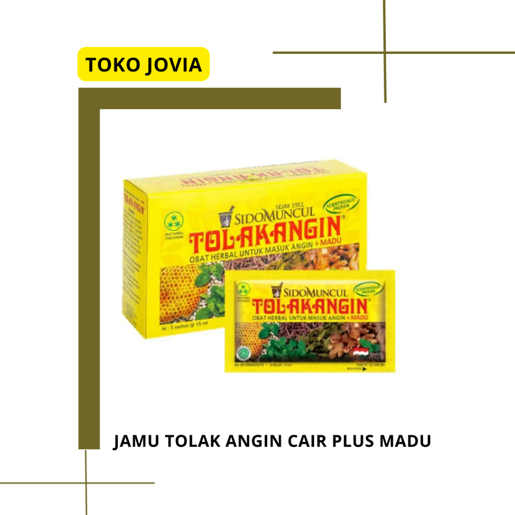 

Jamu Tolak Angin Cair Plus Madu Box Isi 12