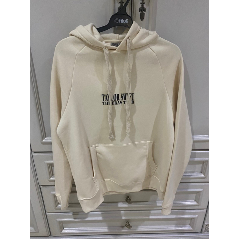 [Original] Taylor Swift The Eras Tour Official Merch - Beige Tour Hoodie