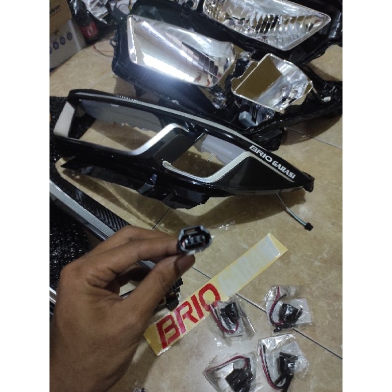 Soket Lampu Senja kota Led Honda Civic Turbo Mobilio Brio Facelift 3pin 3 kabel 3kabel socket