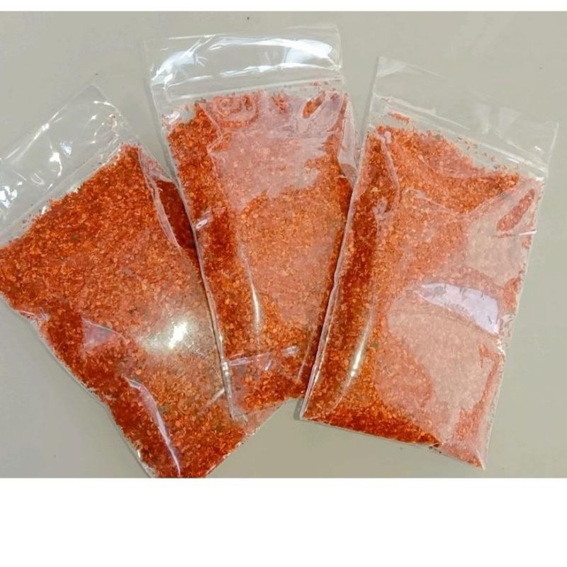 

BUMBU CABAI BUBUK 100 GRAM/ BUMBU BASO ACI SEBLAK CUANKI/ BUMBU CABAI BUBUK INSTAN