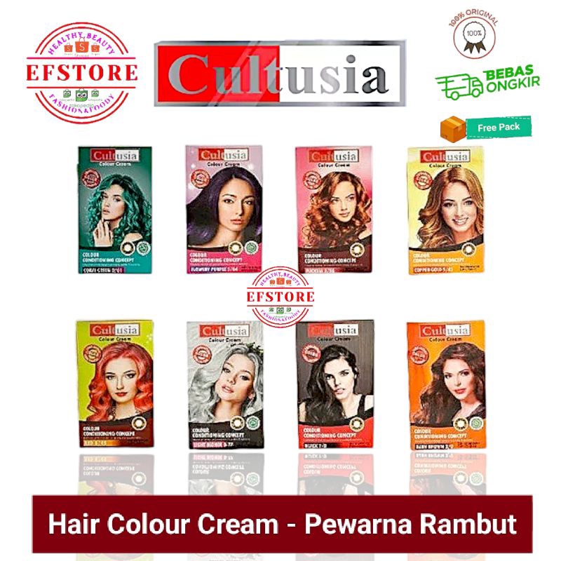 CULTUSIA Hair Color Permanent - Pewarna Rambut