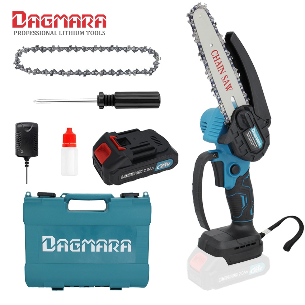 ART H3S Dagmara Mini Chainsaw 6Inch Cordless Chainsaw Portable Handheld Chain Saw with Rechargeable 