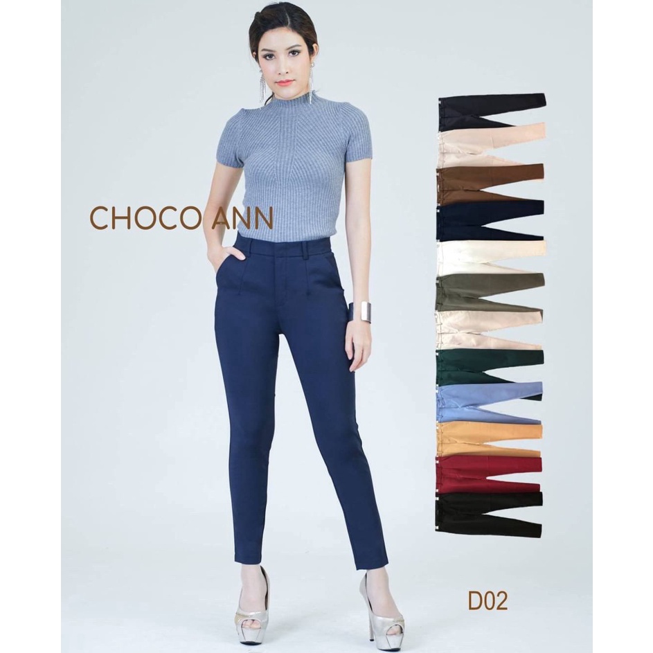 Paling Berkualitas  CELANA CHOCO ANN ZIPPER DEPAN PANJANG D2