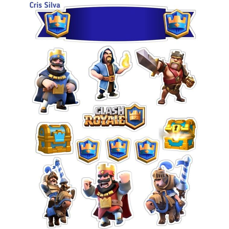 Topper Cake Clash Royale