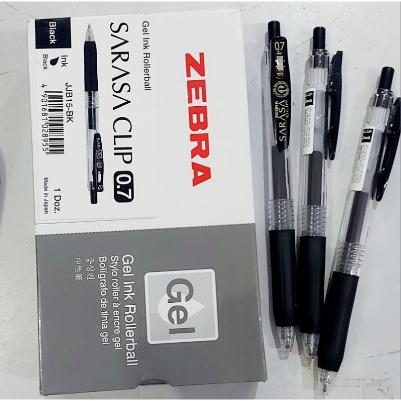 

(1 pcs) Zebra Sarasa Clip 0.5 /0.7 Hitam
