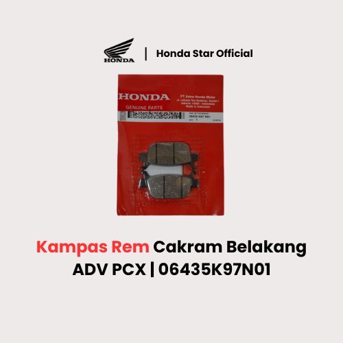 ADV / PCX 150 / VARIO 160 ABS - Honda ORI Pad Set RR Kampas Rem Cakram Belakang