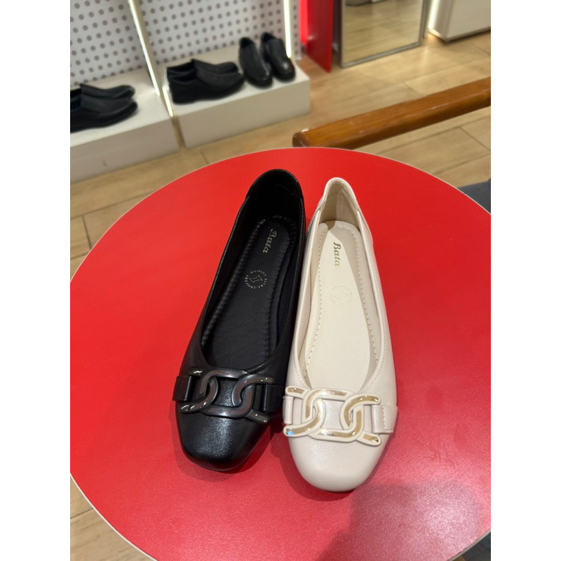 Bata sepatu flat dan ballerina wanita Original Bata