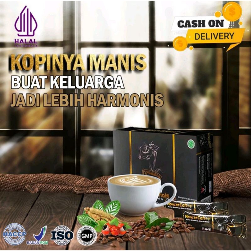 

MONNCER COFFEEE - PENINGKAT GAIRAH PRIA KOPI KUAT PENAMBAH STAMINA PRIA DAN TAHAN LAMA