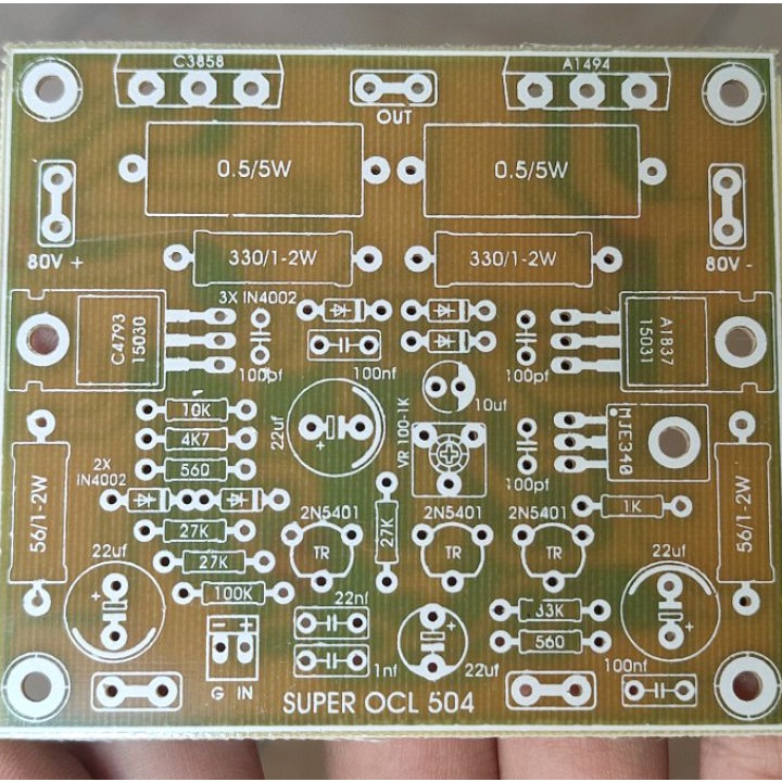 PCB SOCL 54 fiber fr4