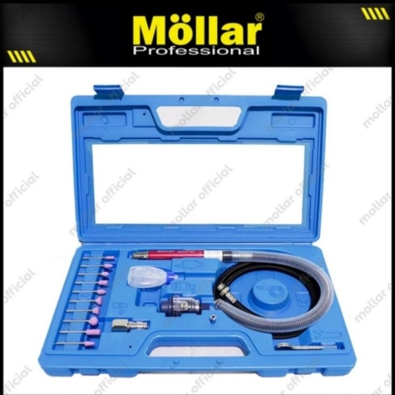 Mini Grinder Kompresor Angin Air Micro Mini Die Grinder Tuner Set 17pcs