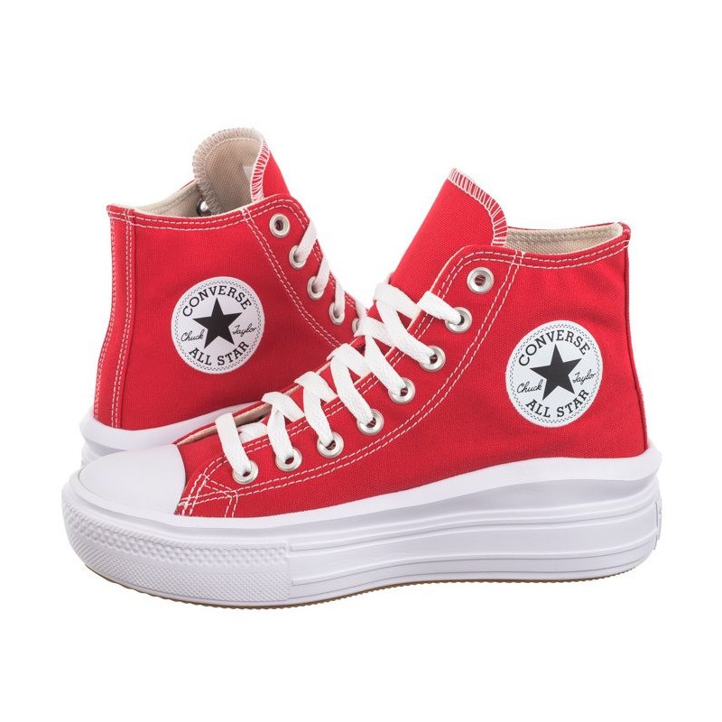 Converse Chuck Taylor All Star Platform Move Seasonal Color Hi Red