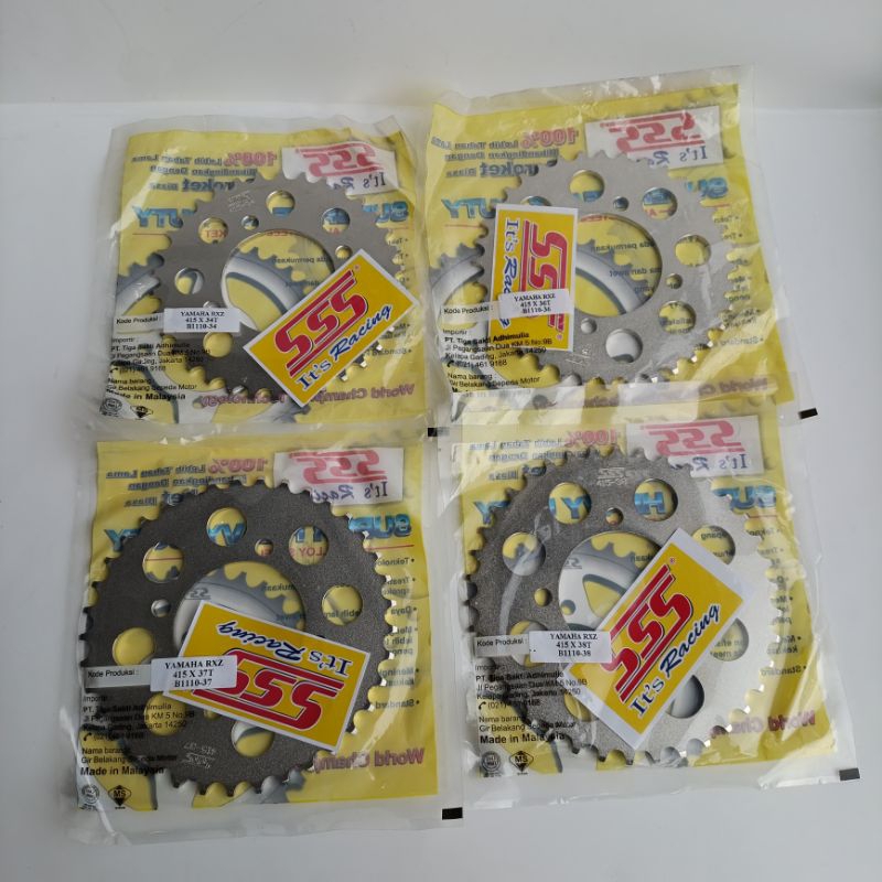 Gear gir ger belakang sss yamaha rx z jupiter rx king 415 .34,35,36,37,38