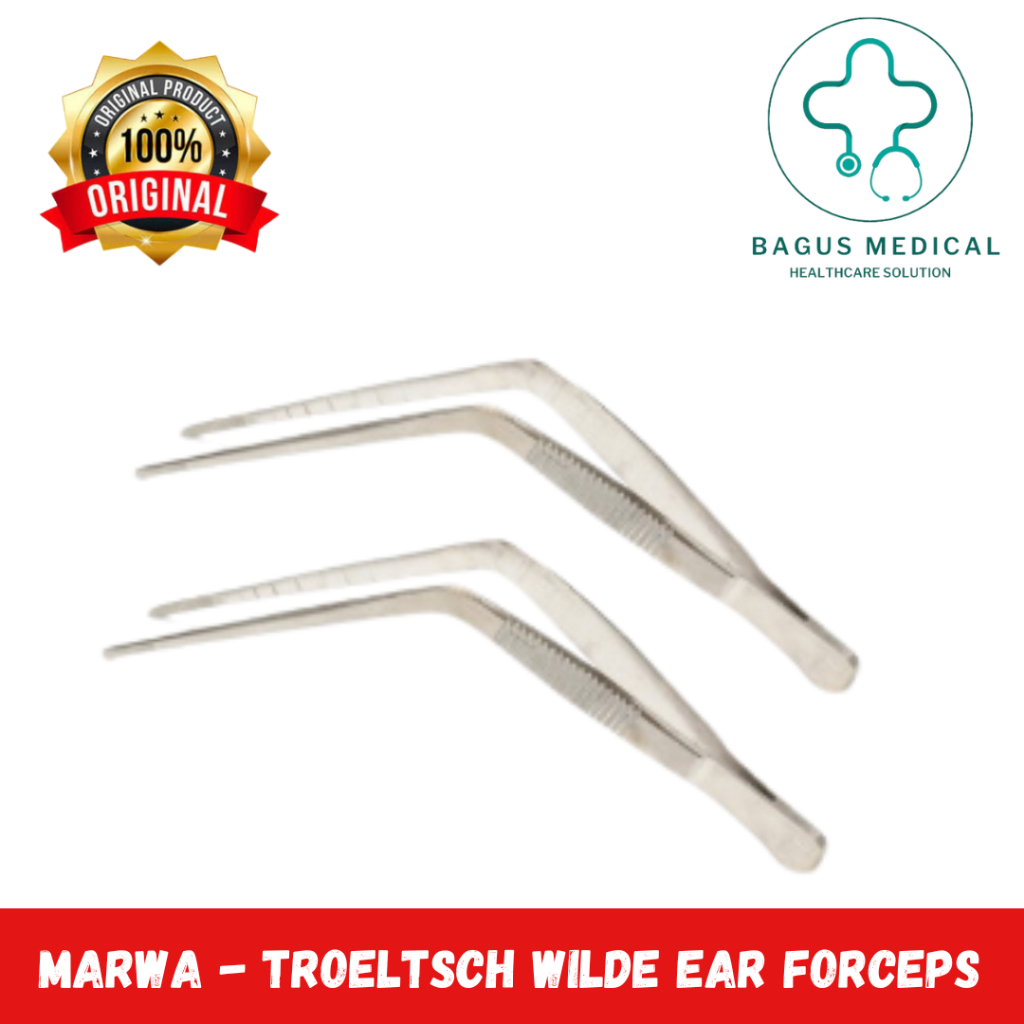 Marwa - Troeltsch Wilde Ear Forceps / Pinset Telinga / Ear Dressing Forceps