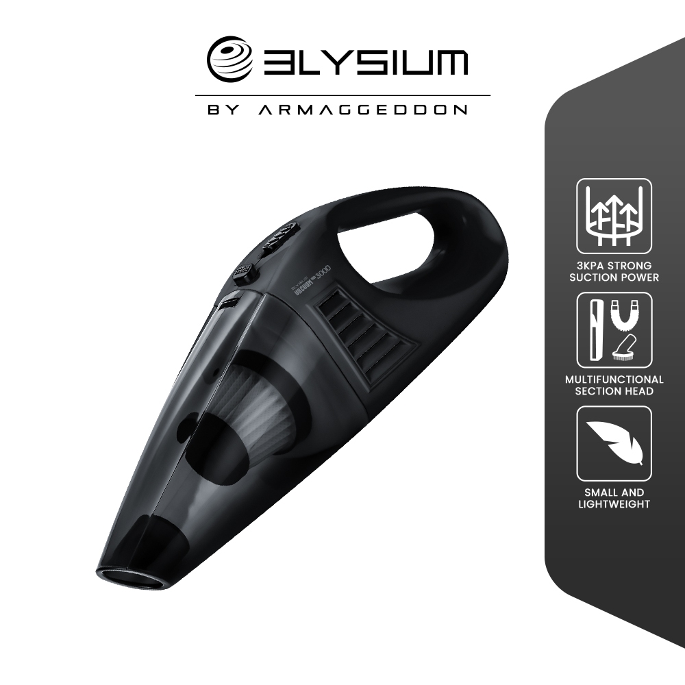 Vacum Cleaner  Elysium Kit 3000 3KPA Cordless Handheld Portable Vacuum | 3600mAh