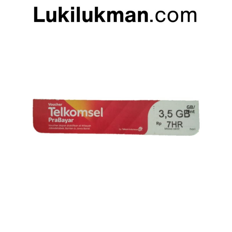 Voucher Telkomsel 3,5 GB 7 Hari