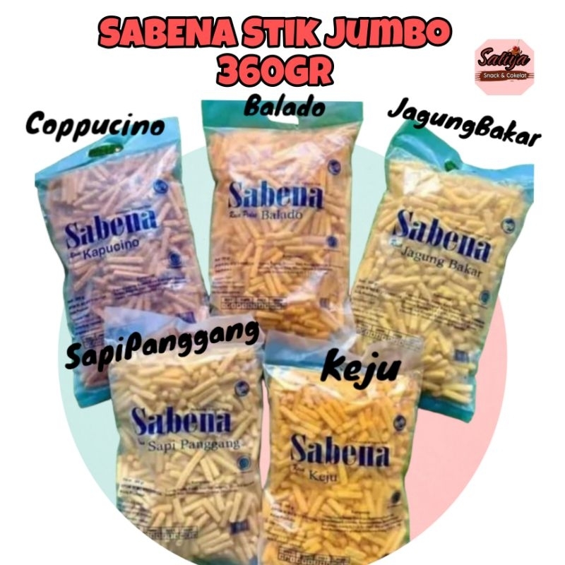 

Sabena Stik Snack Varian Rasa Kemasan Jumbo 360gr