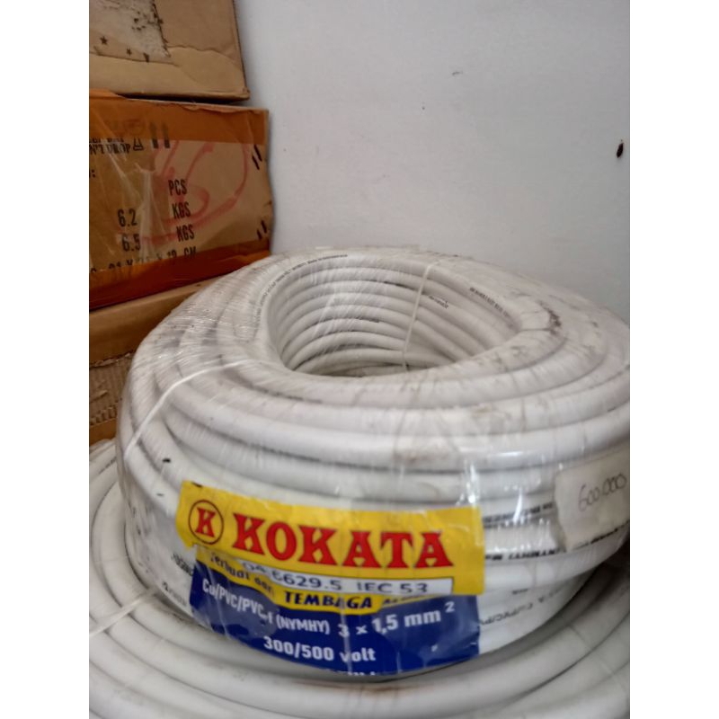 Kabel NYMHY 3 x 1,5 merk Kokata