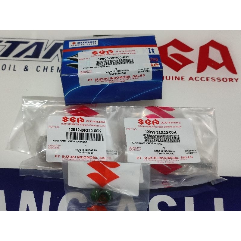 Klep Set Suzuki Shogun 125 FL Axelo Original SGP