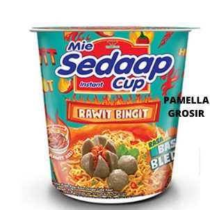 

MIE SEDAAP CUP - RAWIT BINGIT RASA BASO BLEDUK - 1 PCS