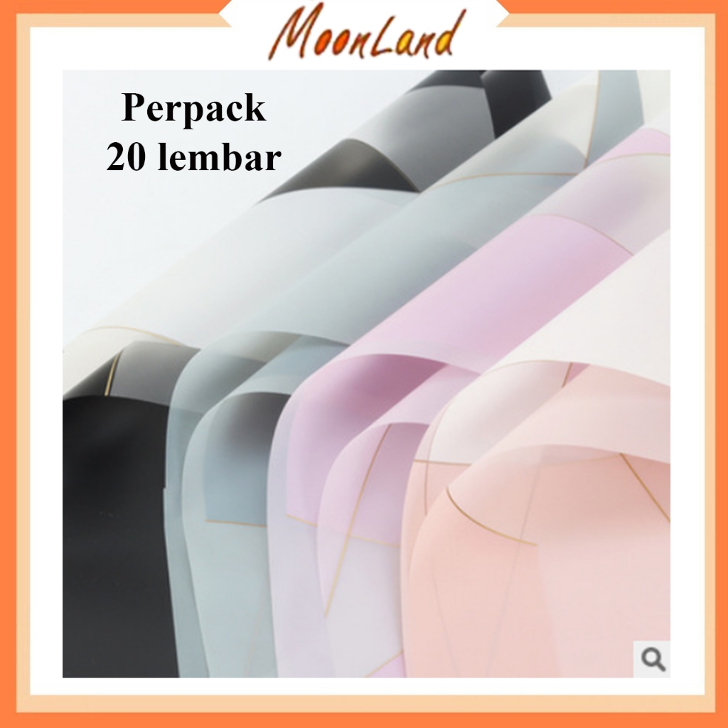 

20 Lembar Kertas Buket Cellophane Flower Wrapping Perpack Kb6063