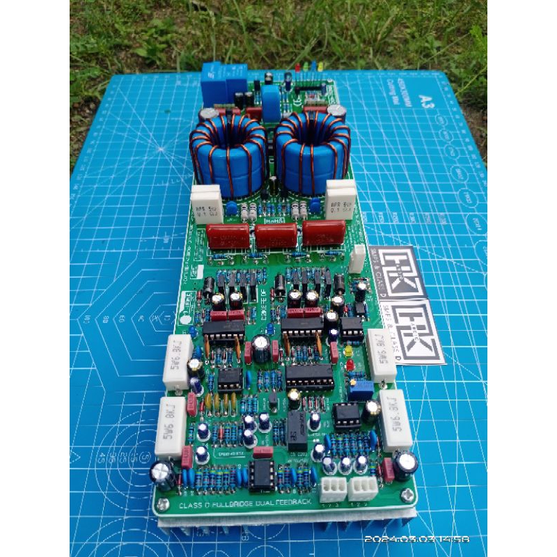 Class D Fullbridge D2k8 DF ( dobel feedback ) driver class D / 3000watt