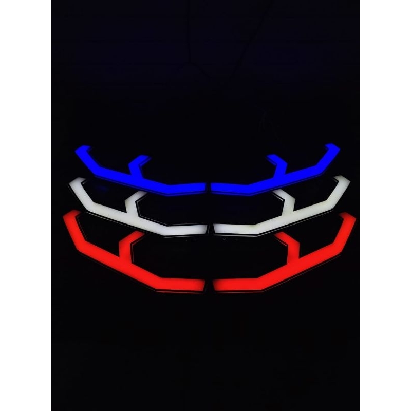 Lampu lazy hexagon lampu alis variasi model hexagon aerox old 155