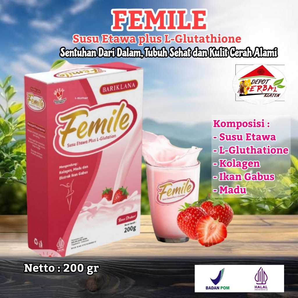 

Femile Susu Kambing Etawa Herbal 200gr