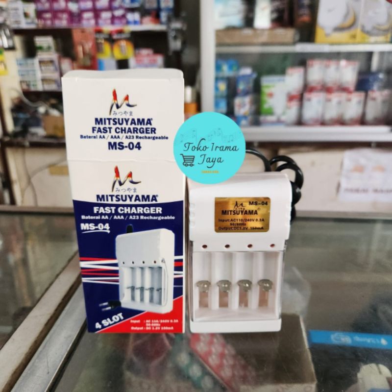 mitsuyama fast charger baterai ms 04