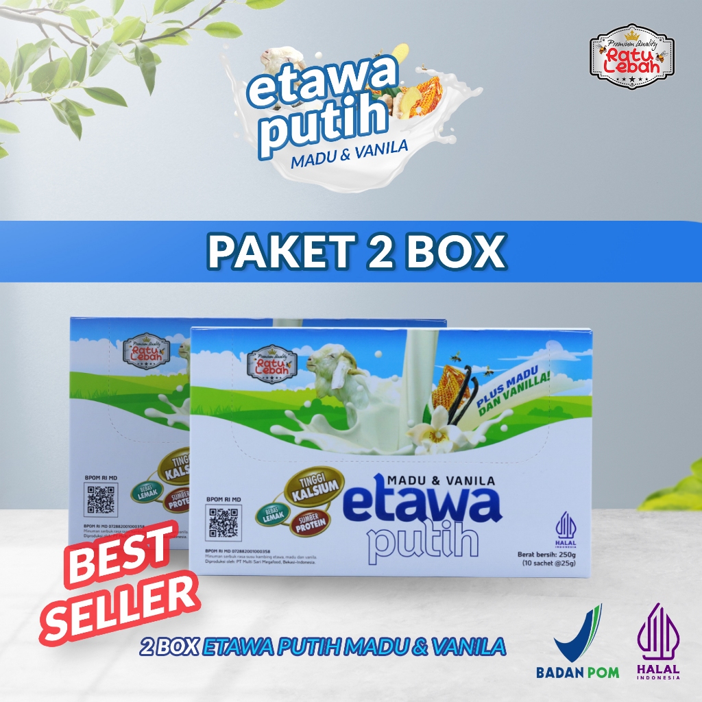 

Etawa Putih Ratu Lebah (paket 2 box)