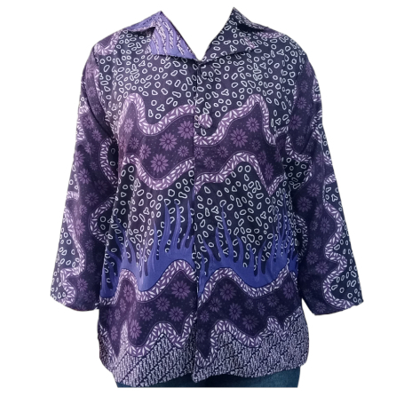 Baju batik wanita lengan panjang