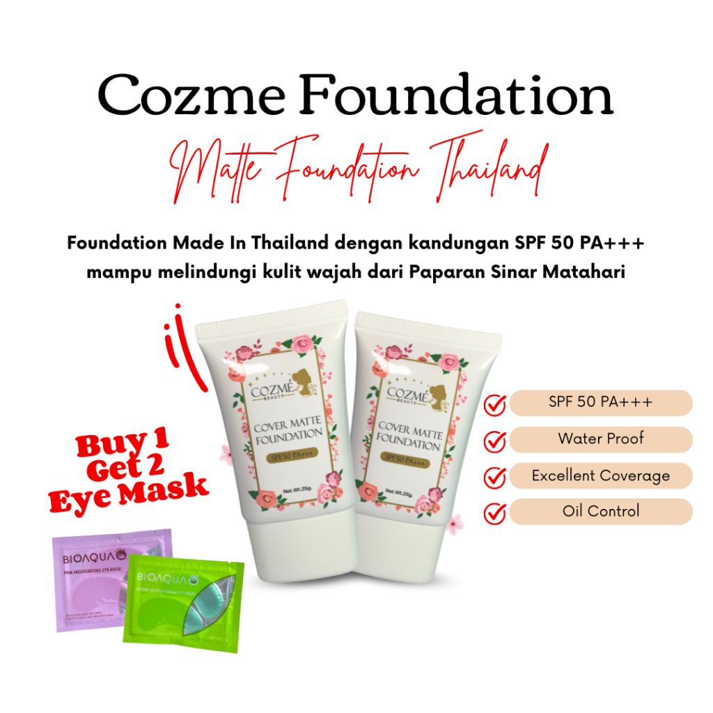 Cozme Foundation (Matte Foundation Thailand)