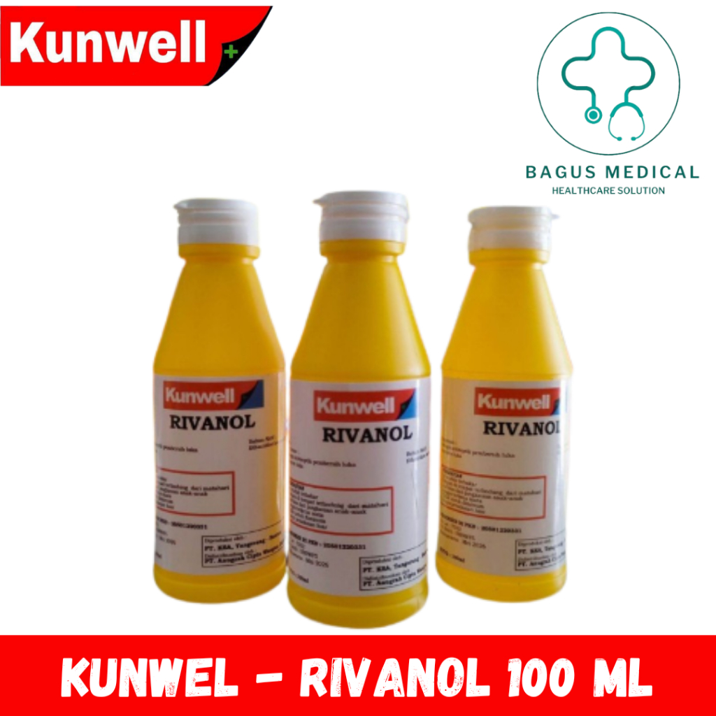 KUNWEL - Rivanol 100 ml / Antiseptic Rivanol