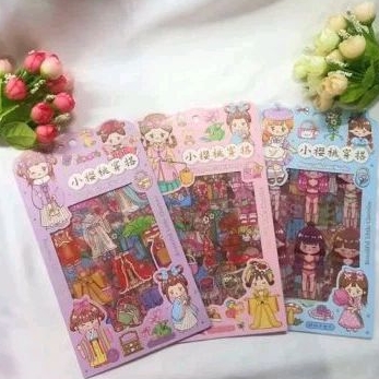 

KK Stiker Cute Giri Paket Isi 8 Lembar Stiker Cewek Lucu Unik Murah