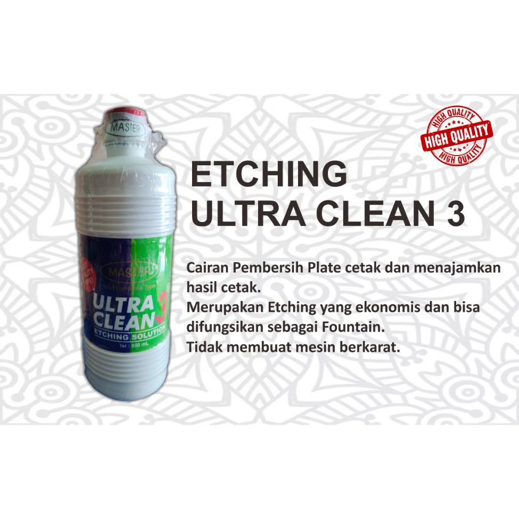 Etching Ultra Clean 3