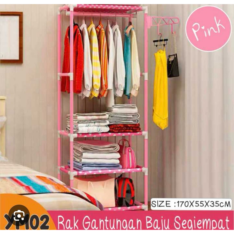 rak baju bekas
