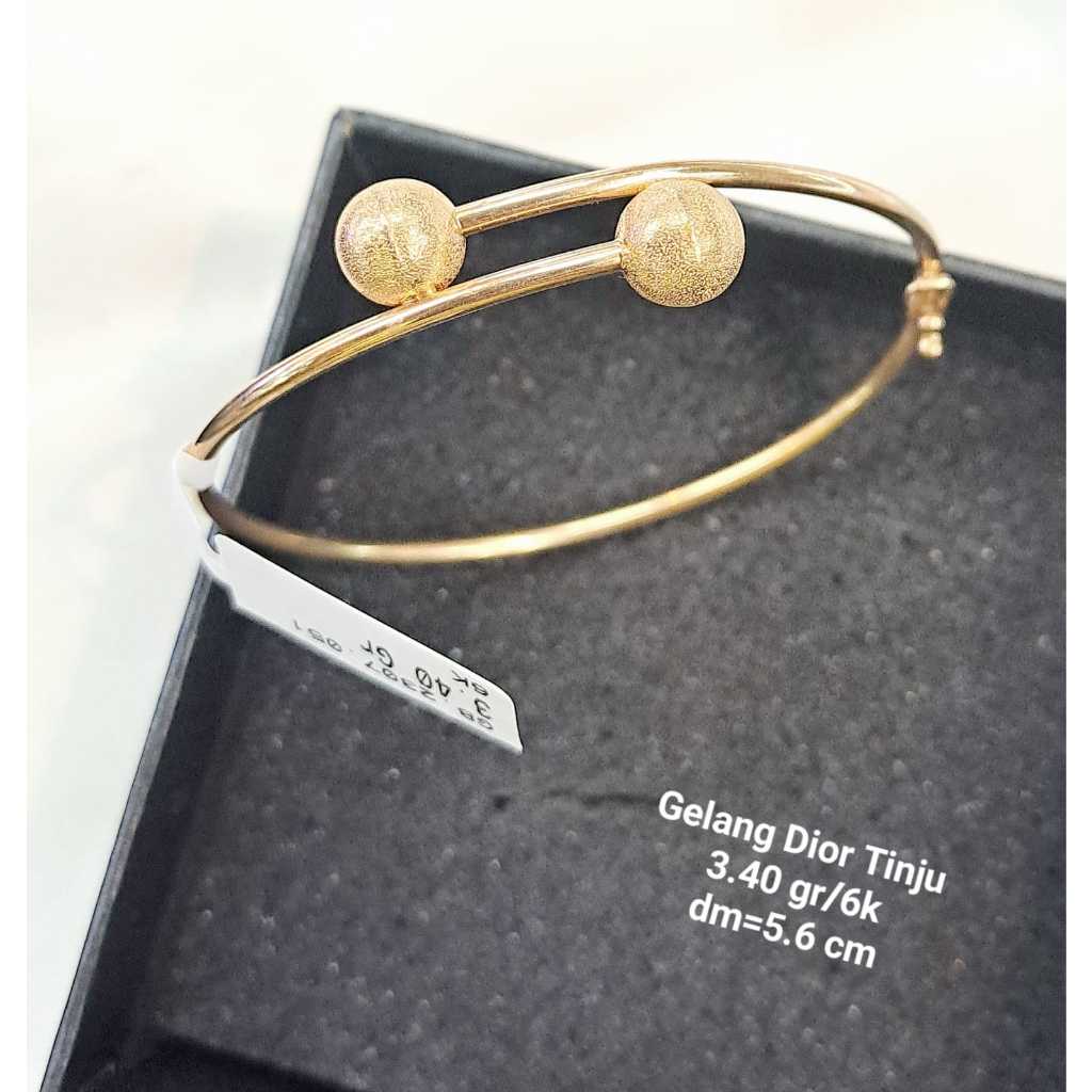 Gelang dior pasir tinju kadar 300 6k
