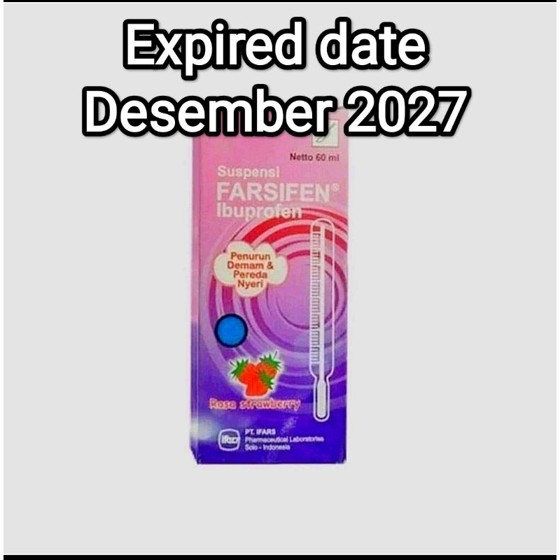 FARSIFEN IBUPROFEN SIRUP 60 ML ( PENURUN DEMAM ANAK & BAYI )